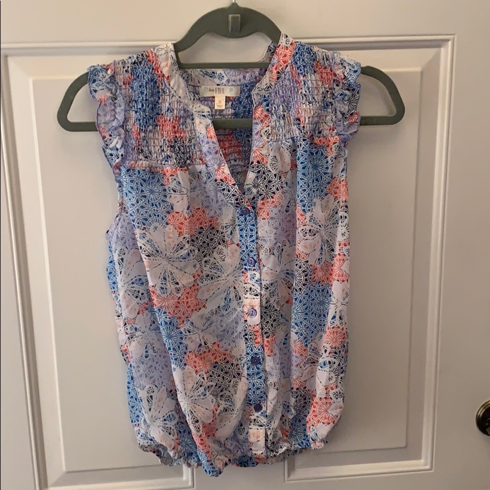 Floral pattern blouse